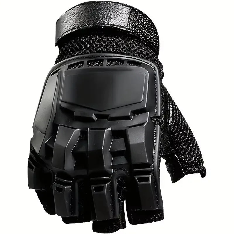 Thermal Fingerless Gloves - Warm, Water-Resistant, and Grip-Enhancing for Motorcycle Cycling, Hiking, Outdoor Training