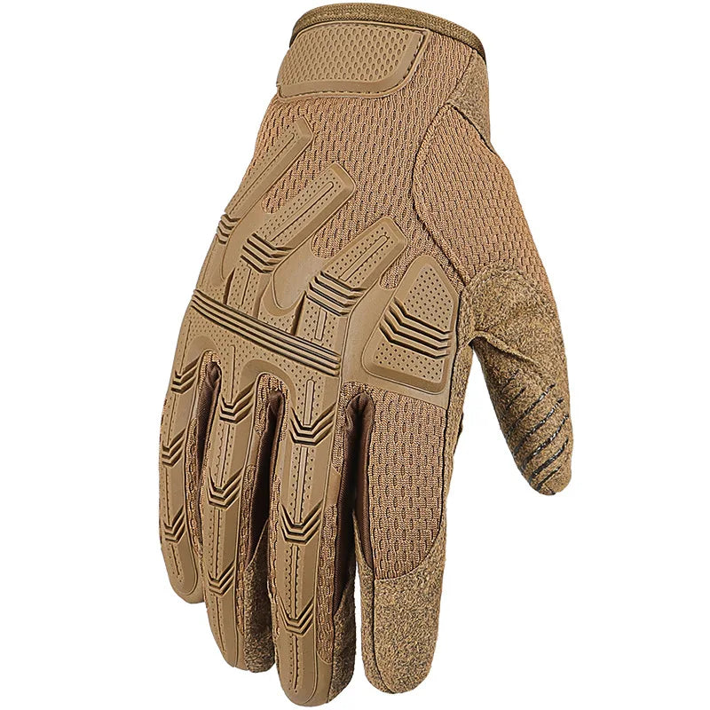 Men's Touch Sceen Tactical Gloves Paintball Shooting Airsoft Combat Bicycle Rubber Protective Anti-Skid Full Finger Gloves Women
