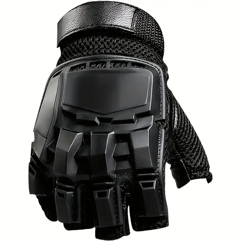 Thermal Fingerless Gloves - Warm, Water-Resistant, and Grip-Enhancing for Motorcycle Cycling, Hiking, Outdoor Training