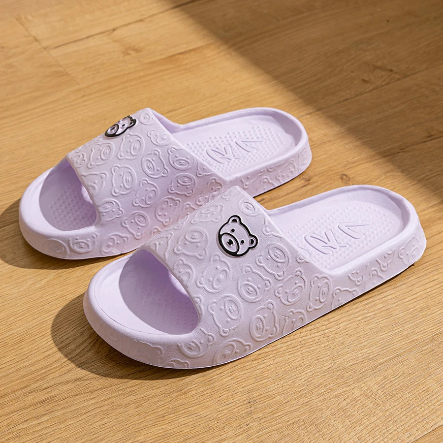 Non-slip Slippers Female Outer Wear 2024 New Bathroom Bathroom Indoor Home Sandals Female Summer Eva