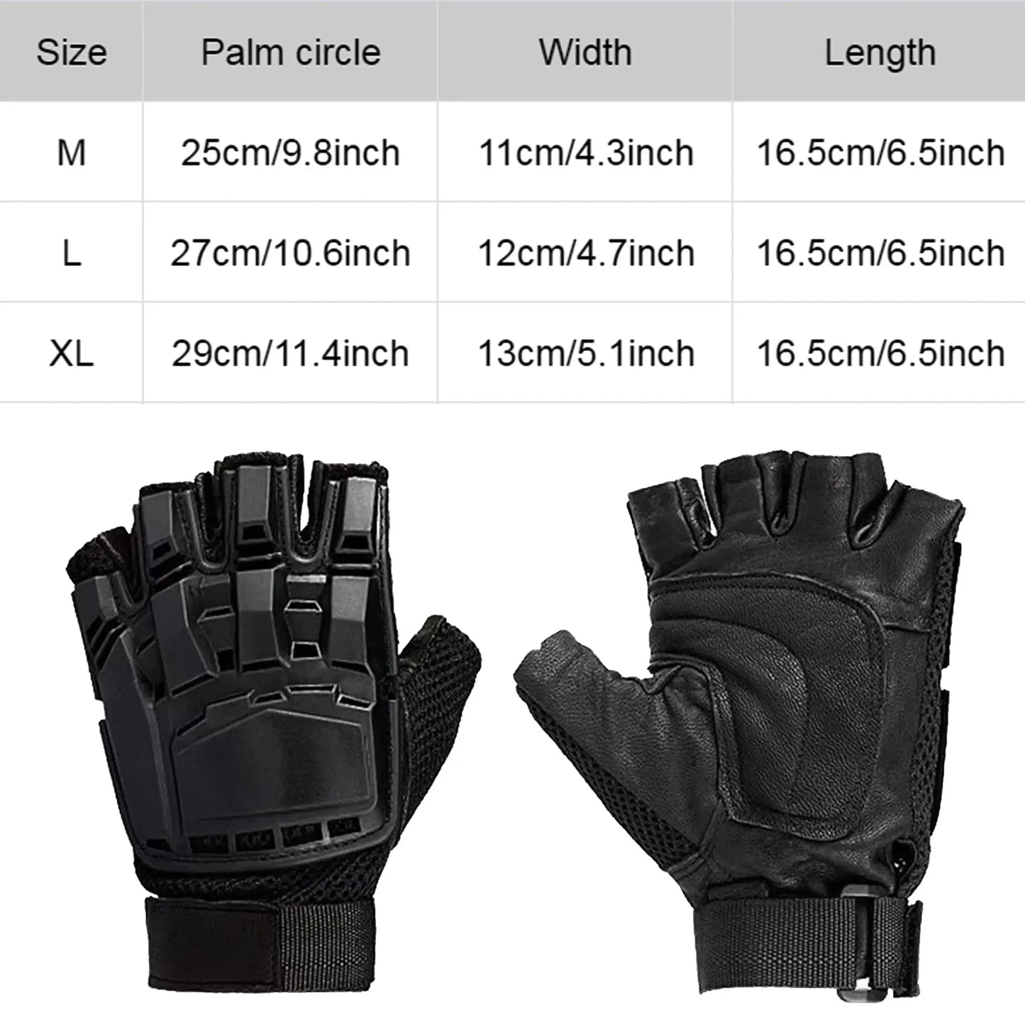 Thermal Fingerless Gloves - Warm, Water-Resistant, and Grip-Enhancing for Motorcycle Cycling, Hiking, Outdoor Training