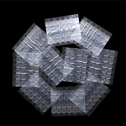 240pcs Nail Jelly Glue Double Sided False Nail Art Adhesive Tape Glue Sticker Fake Nail Glue Super Viscous